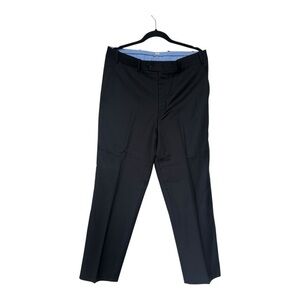 Paul Betenly Black Vantage Super 120’s Wool Dress Pants Size 38R